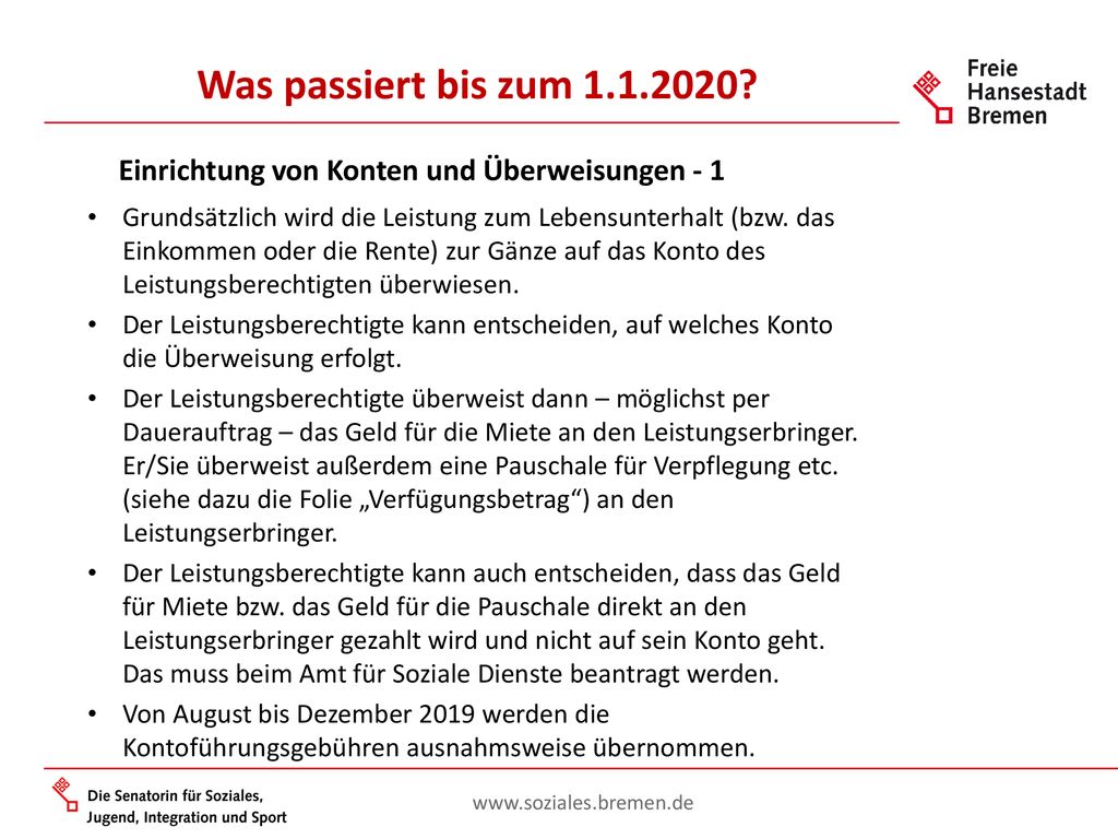 Was passiert bis zum Einrichtung von Konten und Überweisungen - 1.