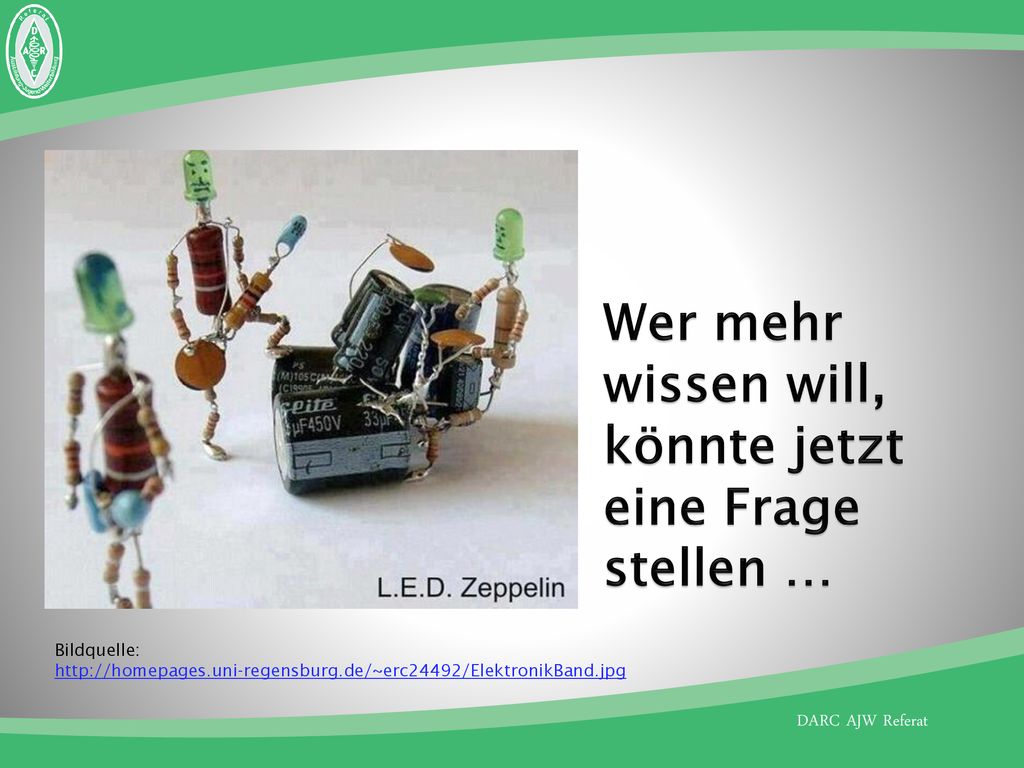 Wer mehr wissen will, könnte jetzt eine Frage stellen …