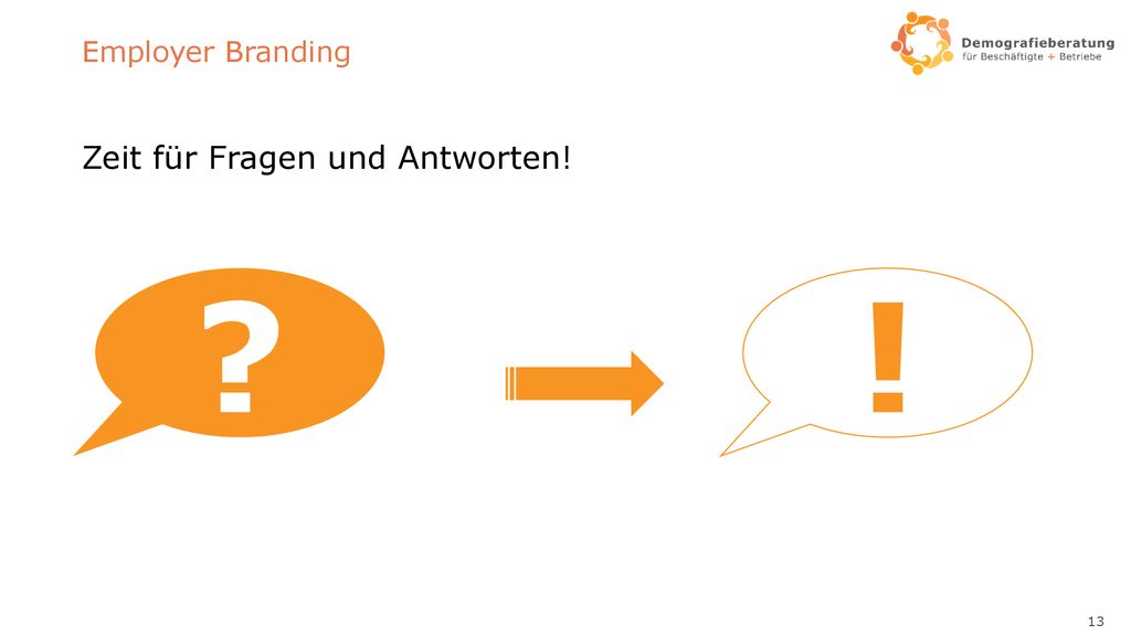 Employer Branding Zeit für Fragen und Antworten! !
