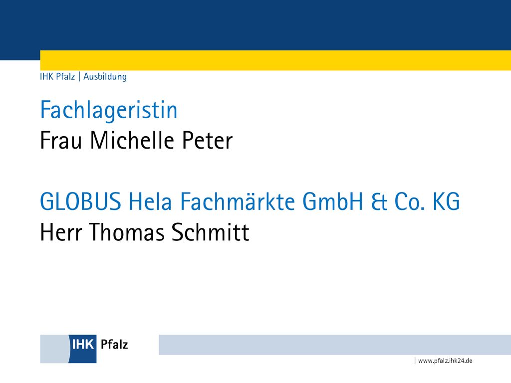 GLOBUS Hela Fachmärkte GmbH & Co. KG Herr Thomas Schmitt