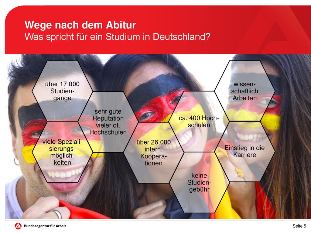 Wege nach dem Abitur Was spricht für ein Studium in Deutschland