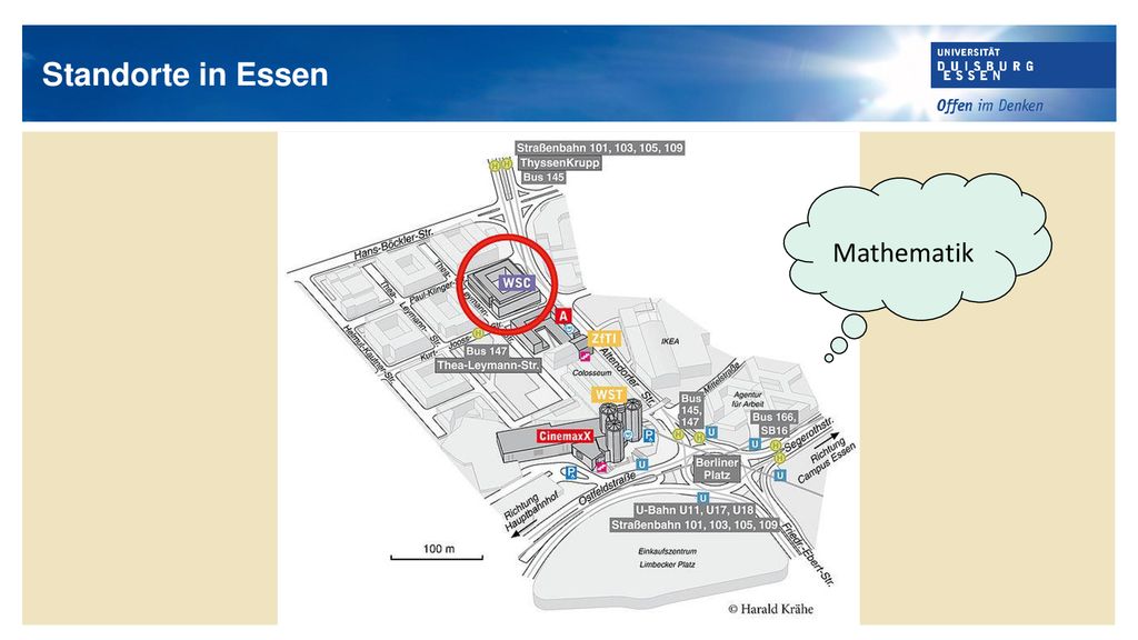 Standorte in Essen Mathematik