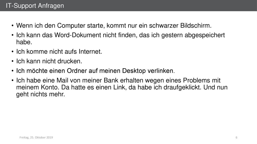 Wenn ich den Computer starte, kommt nur ein schwarzer Bildschirm.