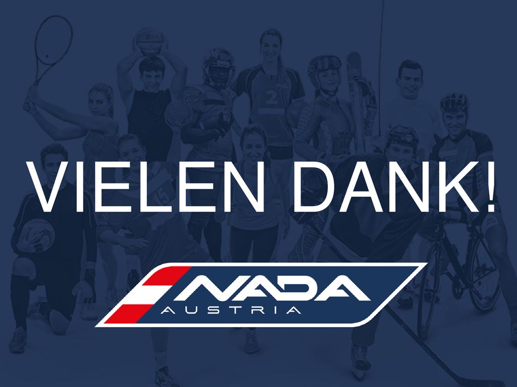 Vielen dank! Kernaussage: Was haben wir gelernt: Doping ist Betrug
