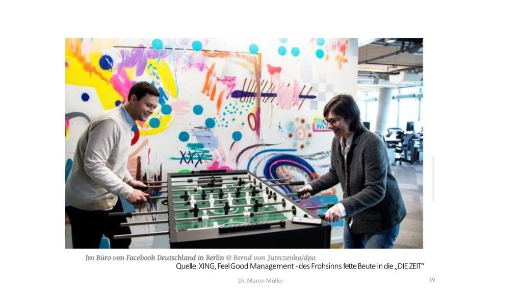 Quelle: XING, Feel Good Management - des Frohsinns fette Beute in die „DIE ZEIT