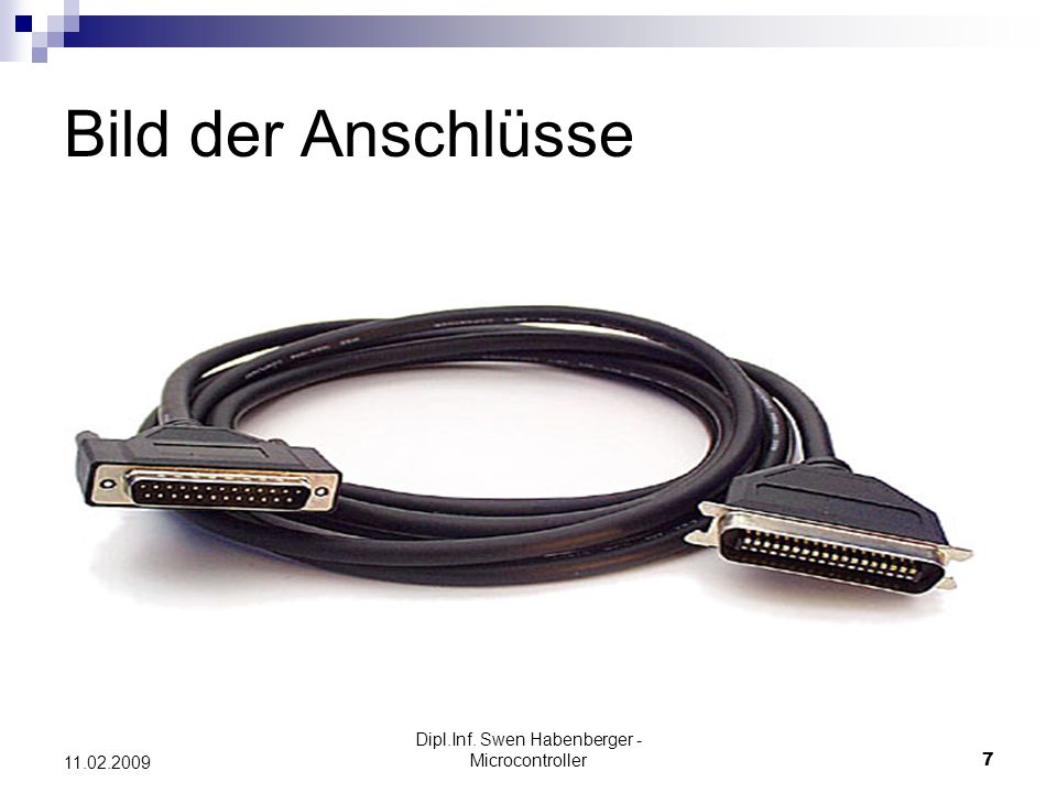 Dipl.Inf. Swen Habenberger - Microcontroller