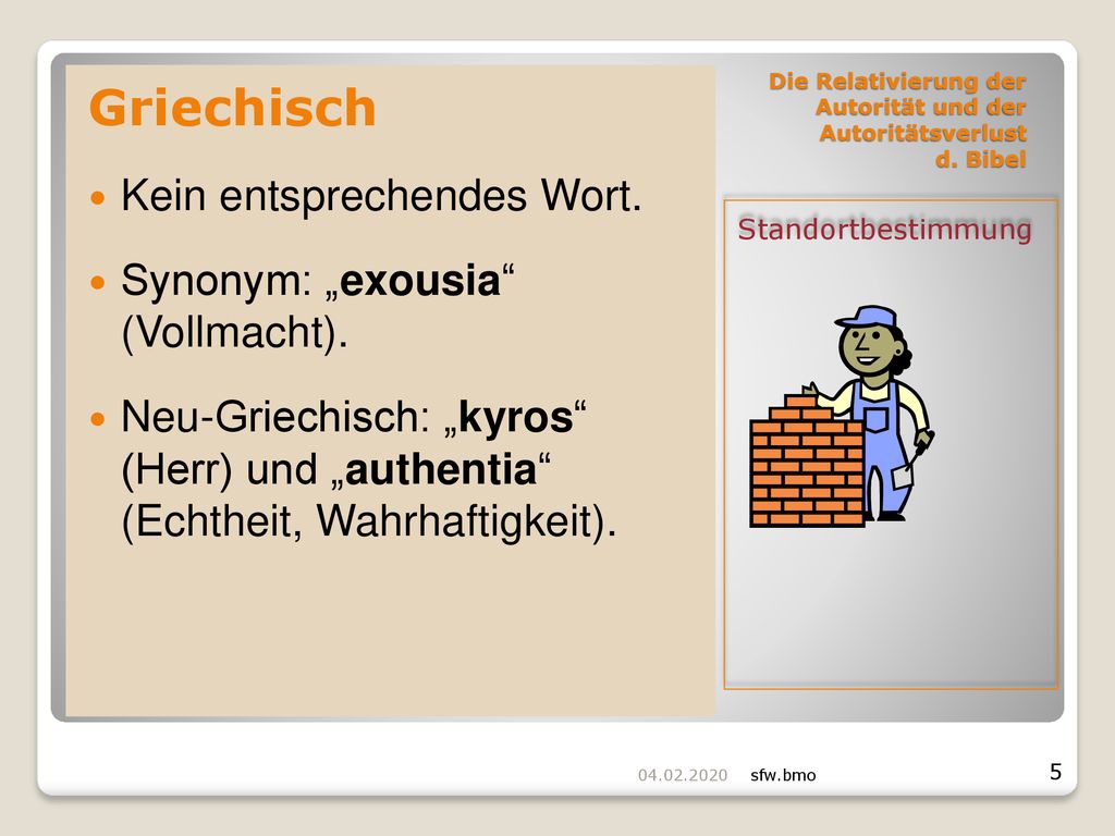 Die Relativierung der Autorität und der Autoritätsverlust d. Bibel