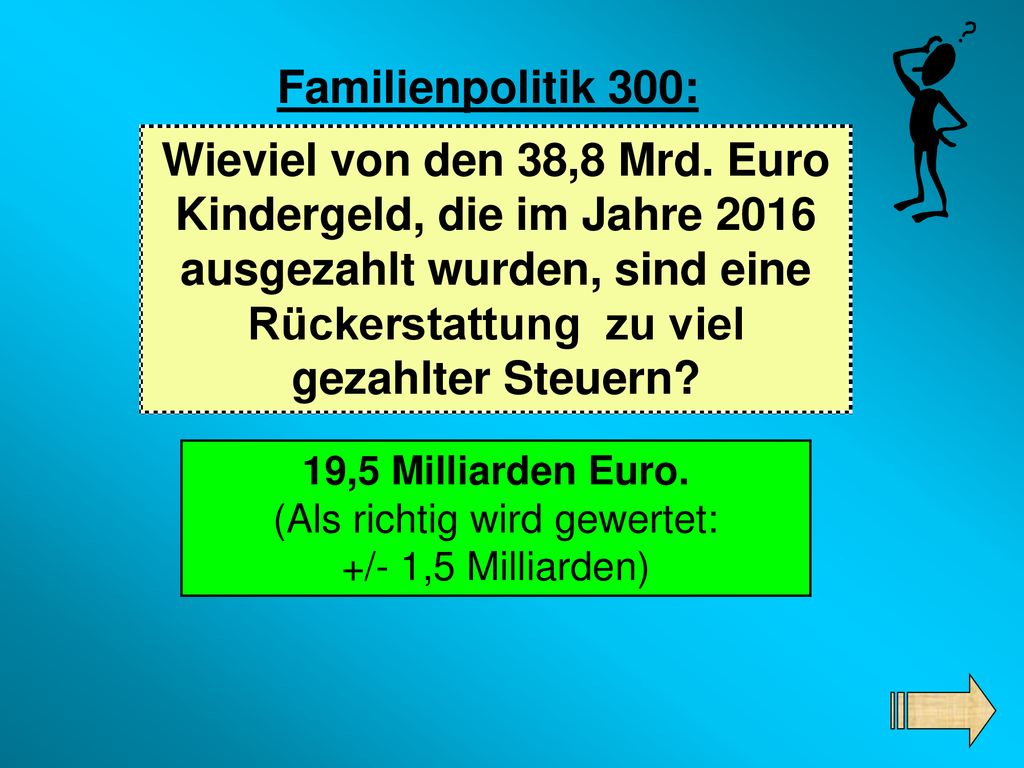 19,5 Milliarden Euro. (Als richtig wird gewertet: +/- 1,5 Milliarden)