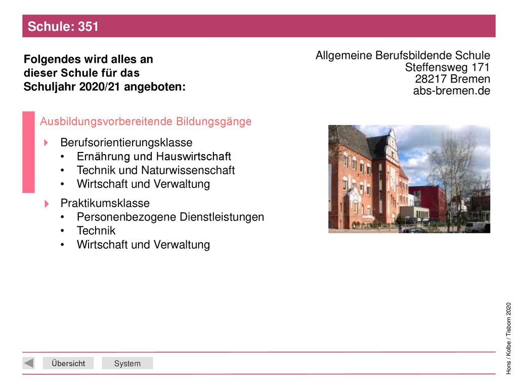 Schule: 351 Allgemeine Berufsbildende Schule Steffensweg Bremen abs-bremen.de. Ausbildungsvorbereitende Bildungsgänge.