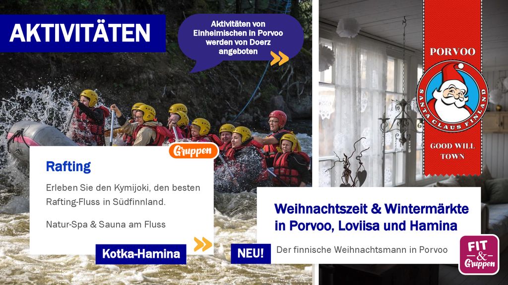 Aktivitäten von Einheimischen in Porvoo werden von Doerz angeboten