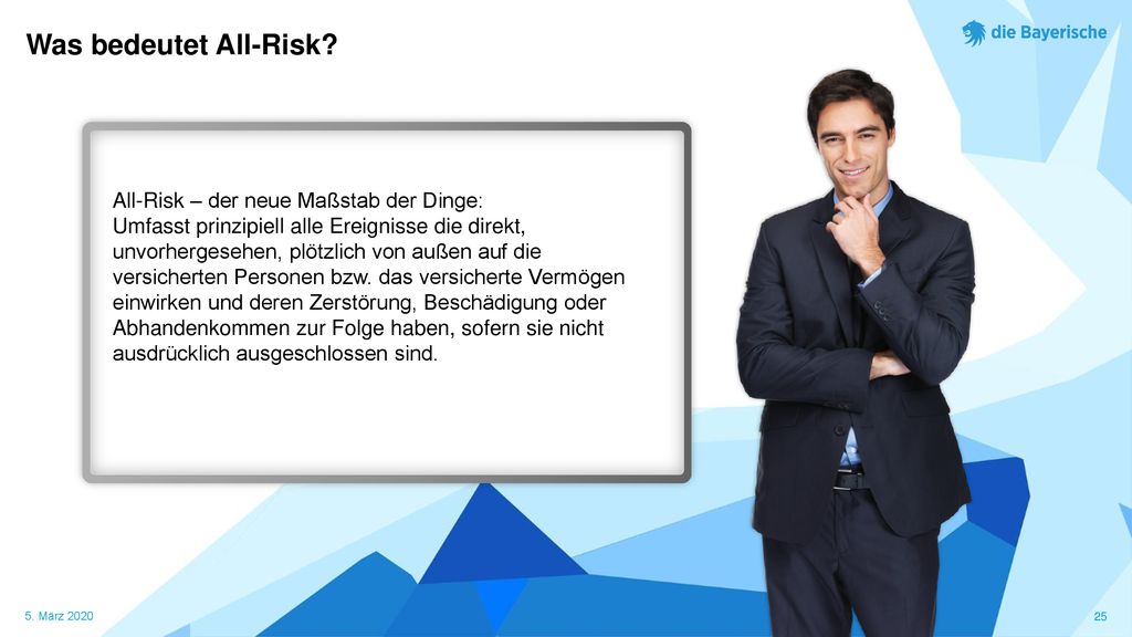Was bedeutet All-Risk All-Risk – der neue Maßstab der Dinge: