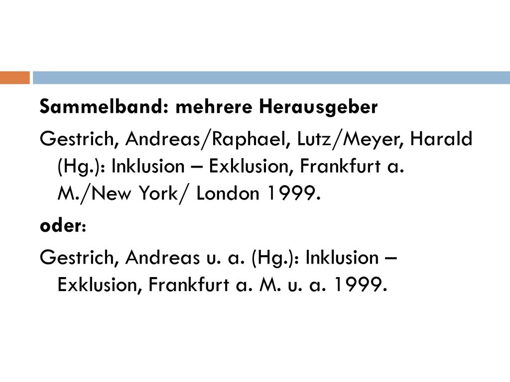 Sammelband: mehrere Herausgeber Gestrich, Andreas/Raphael, Lutz/Meyer, Harald (Hg.): Inklusion – Exklusion, Frankfurt a.