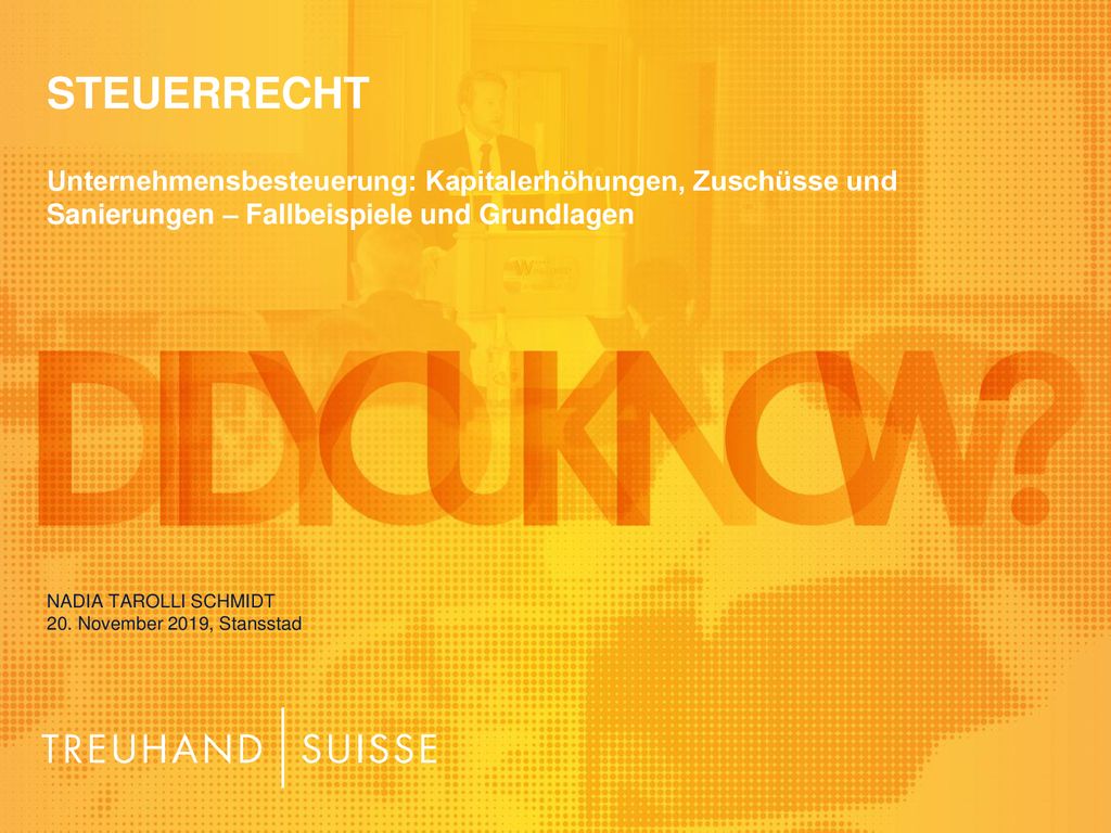 Steuerrecht Unternehmensbesteuerung: Kapitalerhöhungen, Zuschüsse und Sanierungen – Fallbeispiele und Grundlagen.