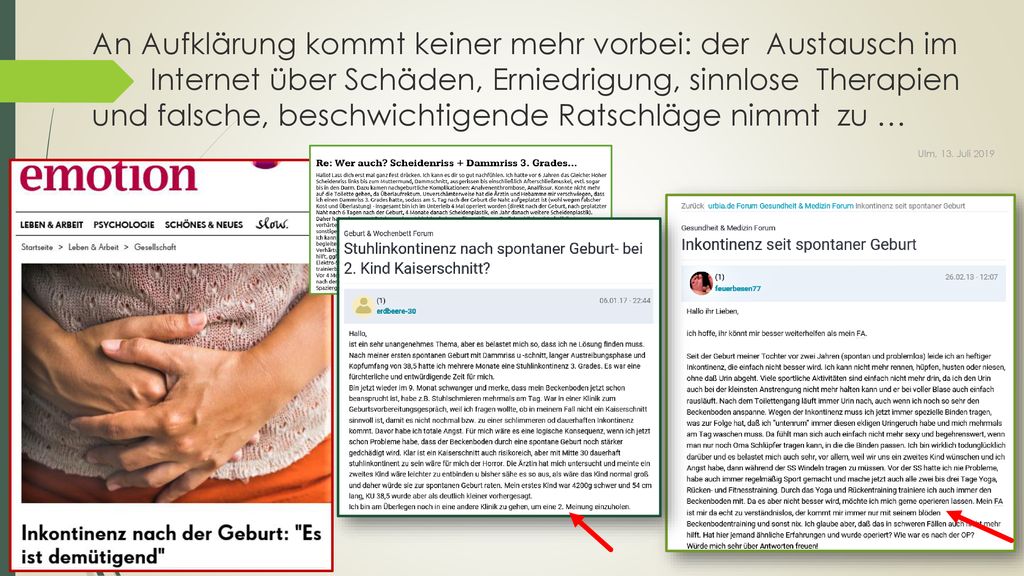 An Aufklärung kommt keiner mehr vorbei: der Austausch im Internet über Schäden, Erniedrigung, sinnlose Therapien und falsche, beschwichtigende Ratschläge nimmt zu …