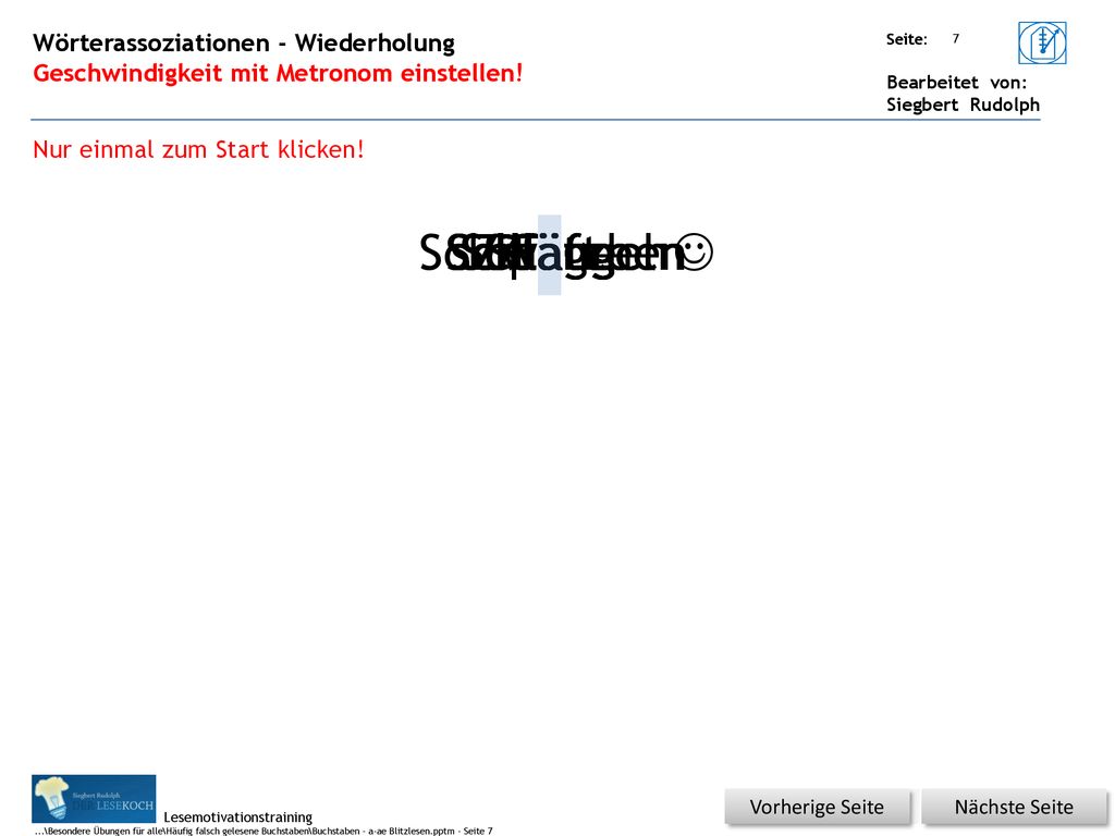 buchstaben blitzlesen a a worterassoziationen ppt herunterladen