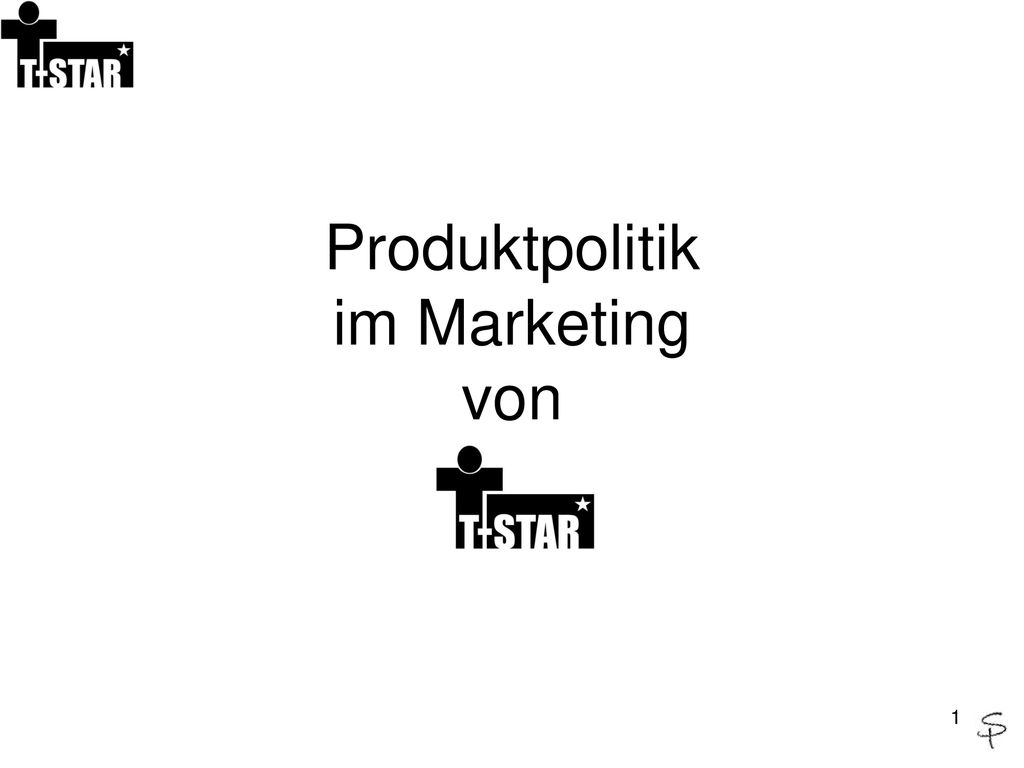 Produktpolitik im Marketing von