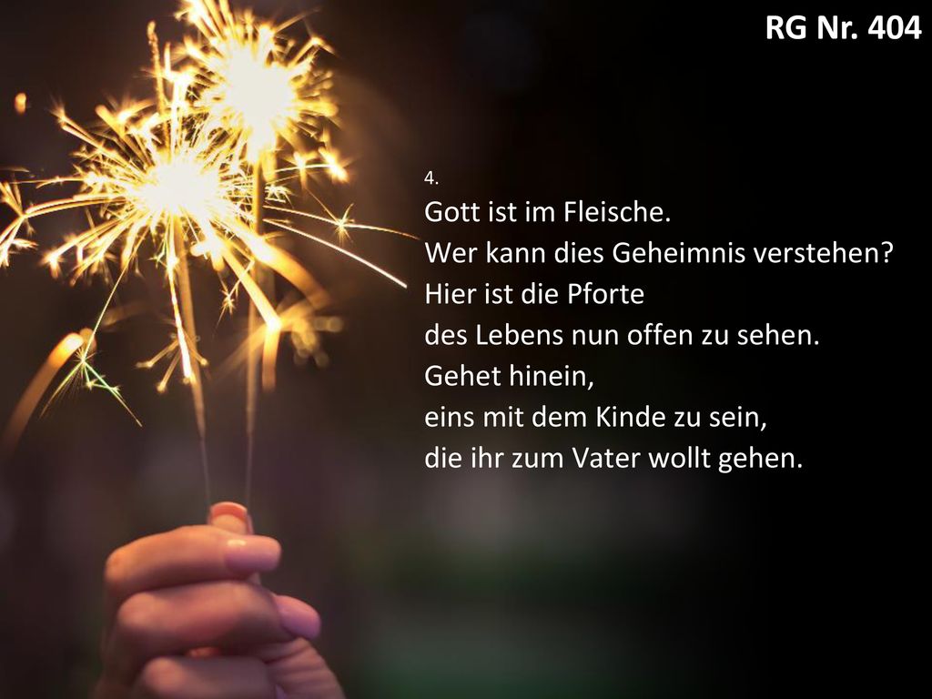 [RG 404] Jauchzet, ihr Himmel, frohlocket, ihr Engel, in Chören