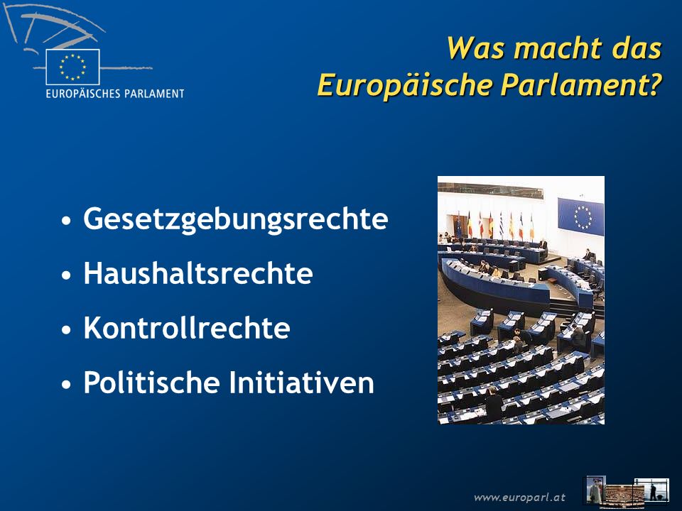 Was macht das Europäische Parlament