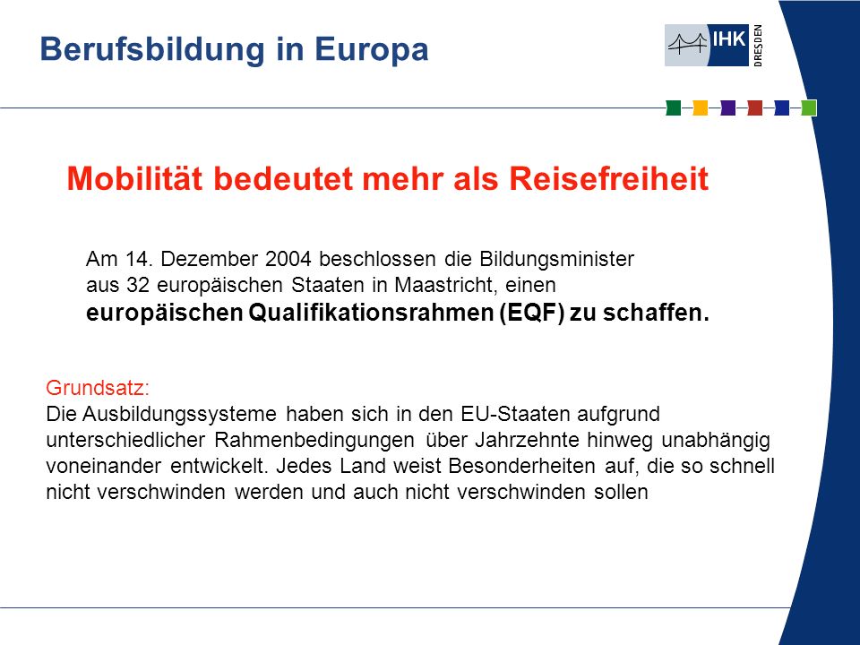 Berufsbildung in Europa