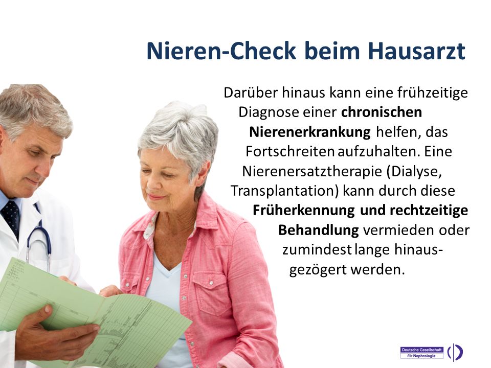 Nieren-Check beim Hausarzt