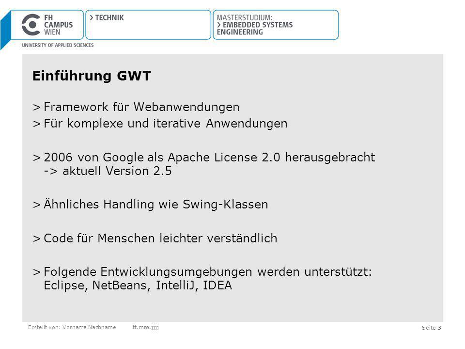 Einführung GWT Framework für Webanwendungen