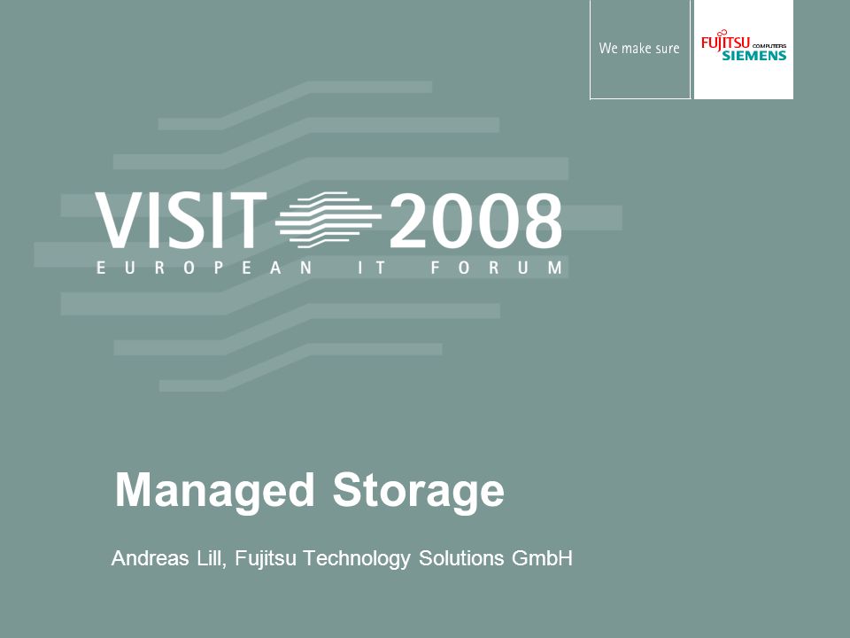 Andreas Lill, Fujitsu Technology Solutions GmbH