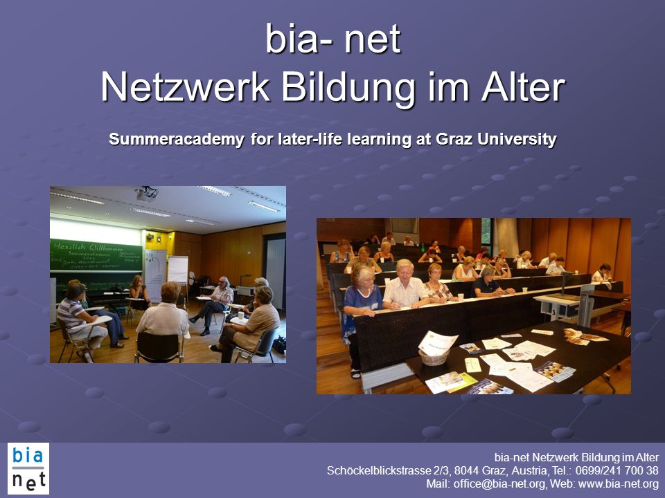 bia- net Netzwerk Bildung im Alter