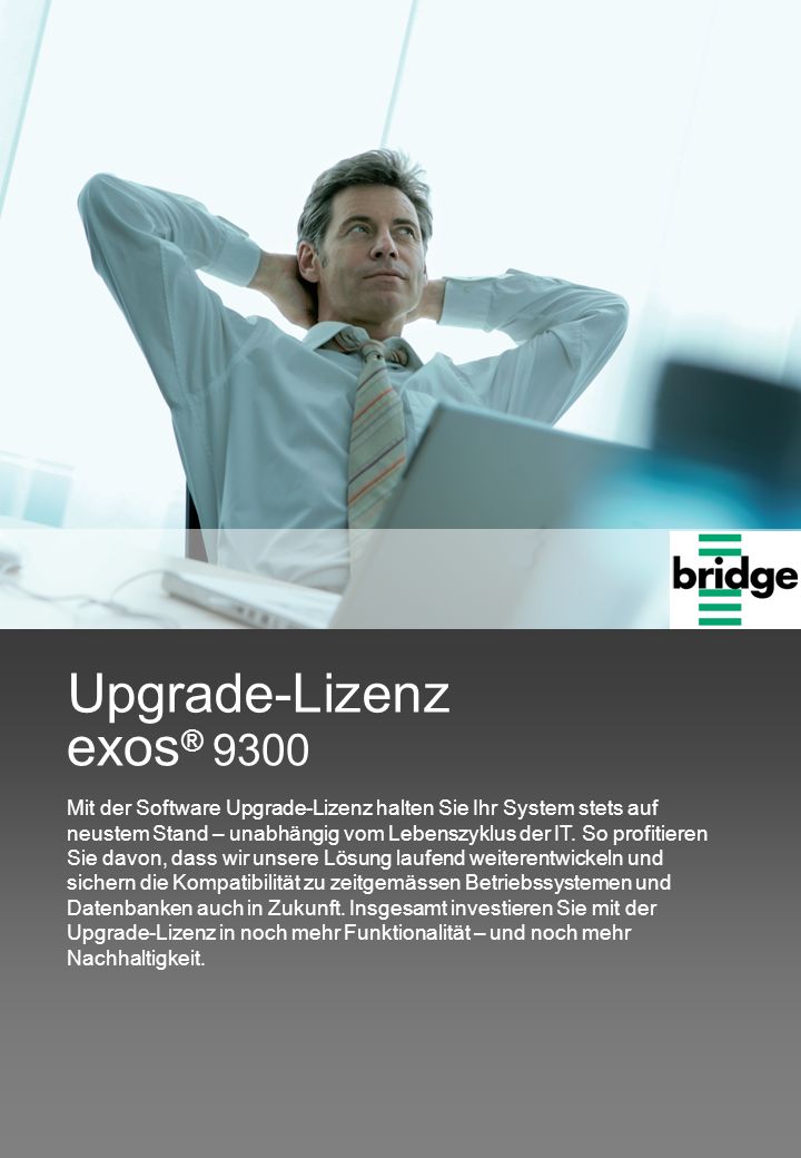 exos® 9300 Upgrade-Lizenz.