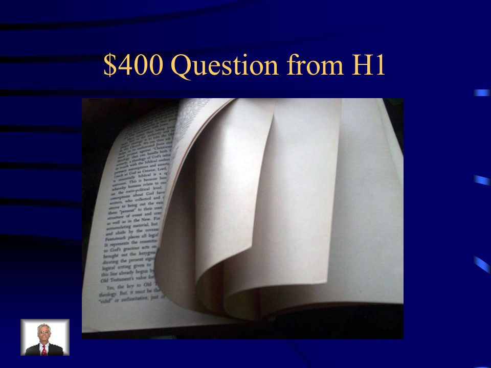$400 Question from H1