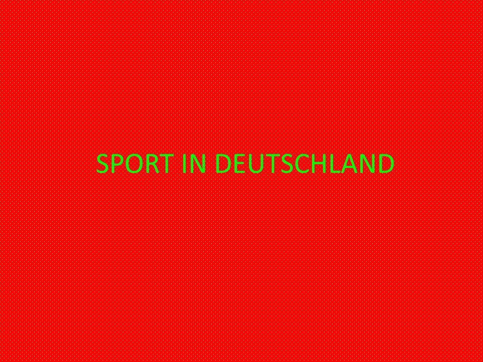 SPORT IN DEUTSCHLAND