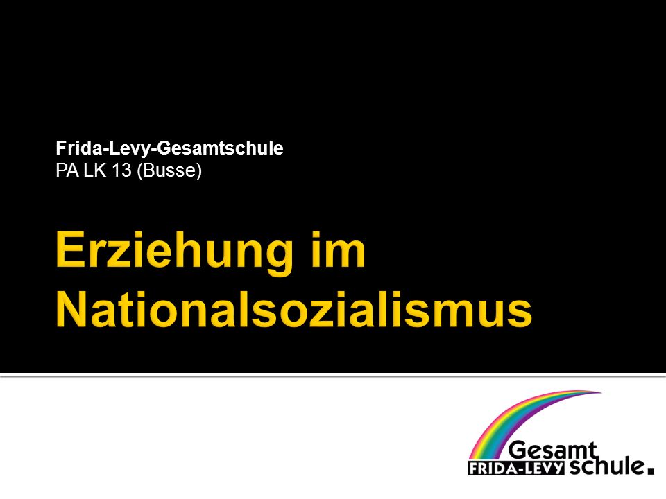 Erziehung im Nationalsozialismus