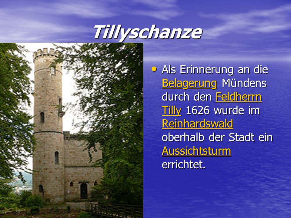 Tillyschanze