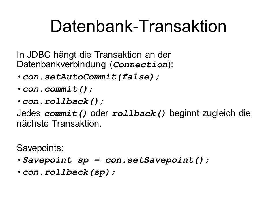 Datenbank-Transaktion