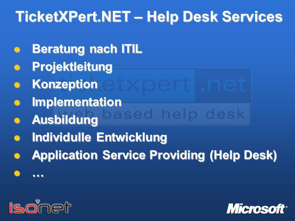 TicketXPert.NET – Help Desk Services