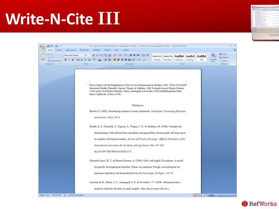 Write-N-Cite III