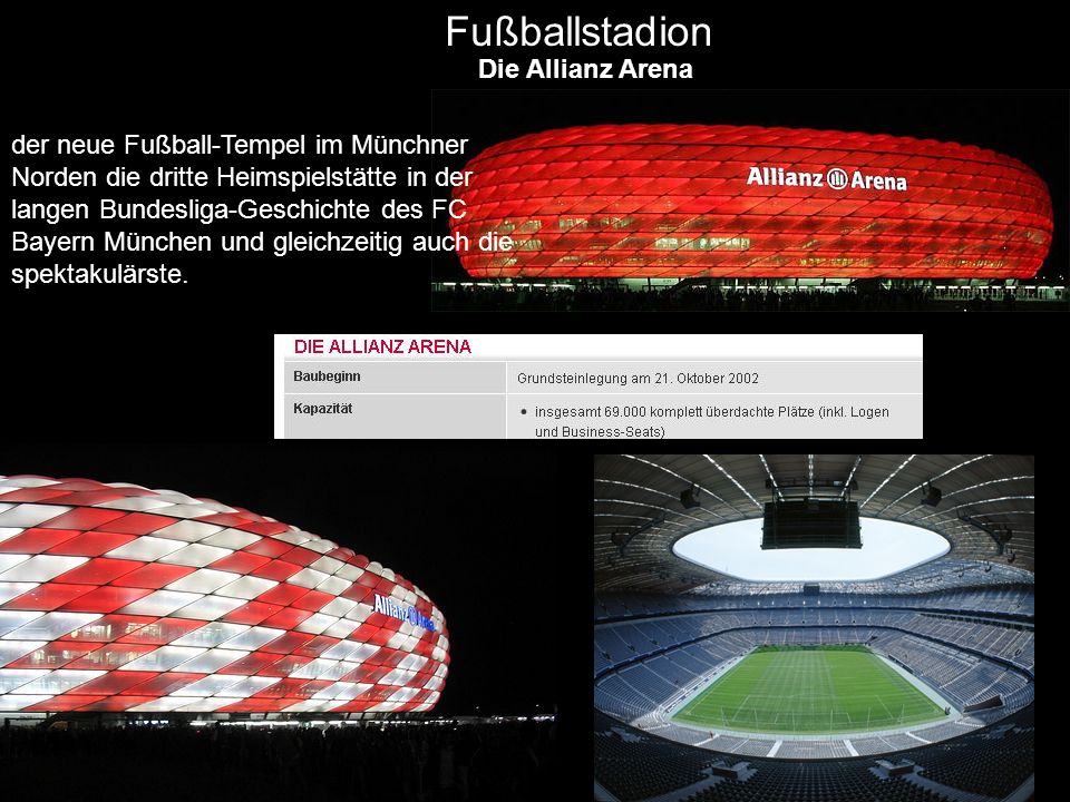 Fußballstadion Die Allianz Arena