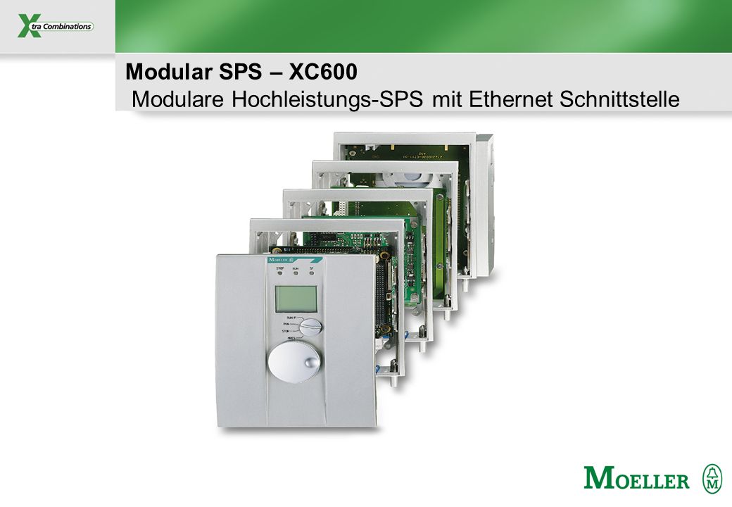 Modular SPS – XC600 Modulare Hochleistungs-SPS mit Ethernet Schnittstelle