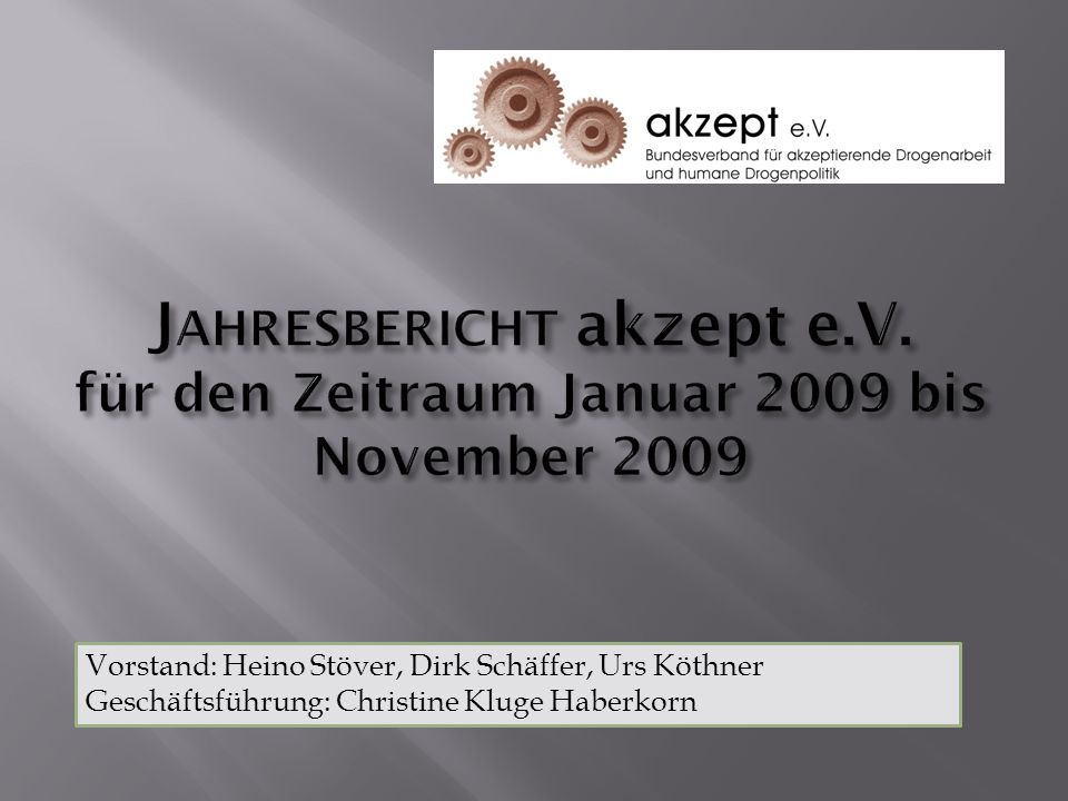 Jahresbericht akzept e. V
