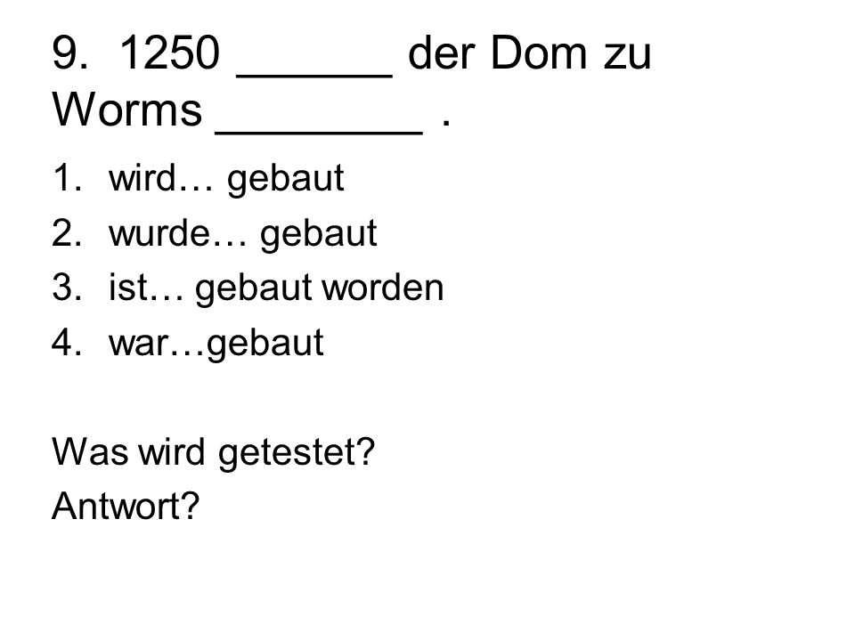 ______ der Dom zu Worms ________ .