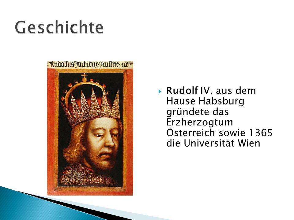Geschichte Rudolf IV.