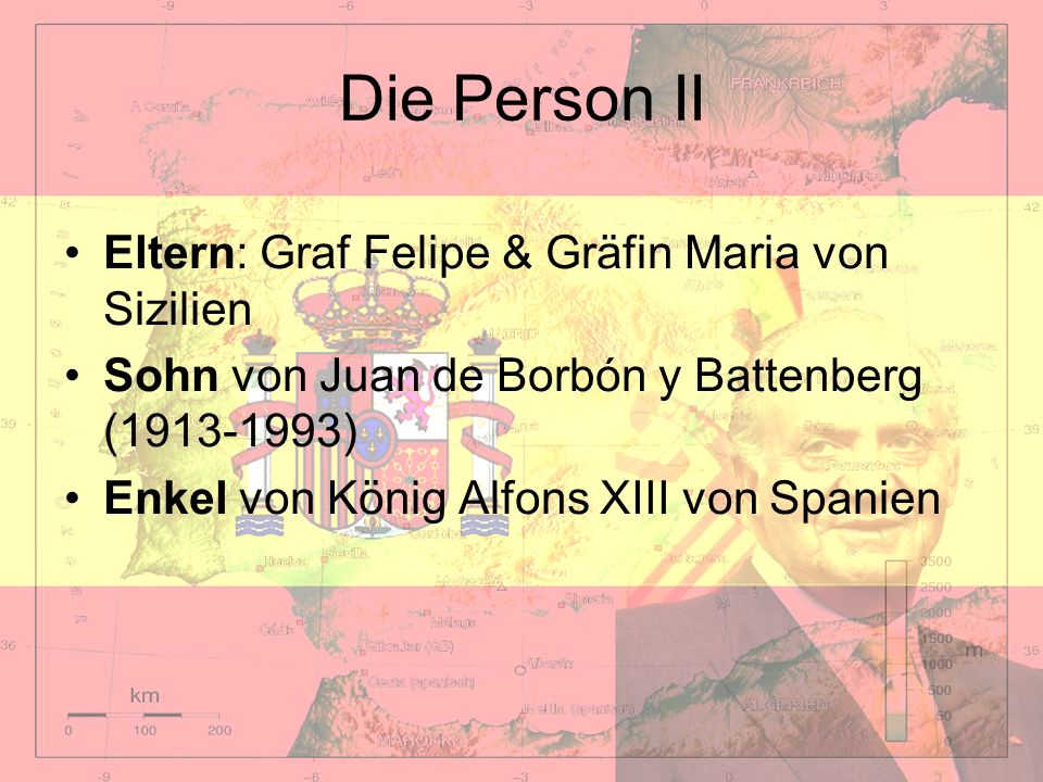 Die Person II Eltern: Graf Felipe & Gräfin Maria von Sizilien