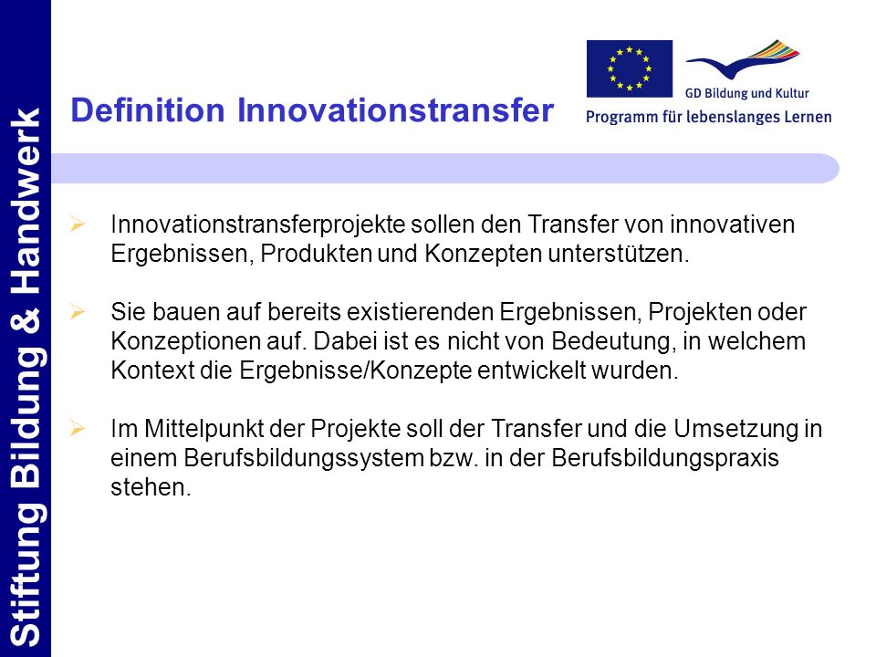 Definition Innovationstransfer