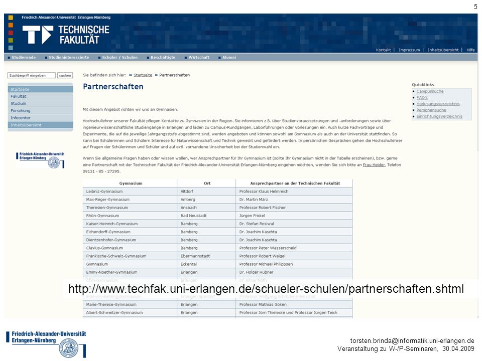 techfak. uni-erlangen. de/schueler-schulen/partnerschaften