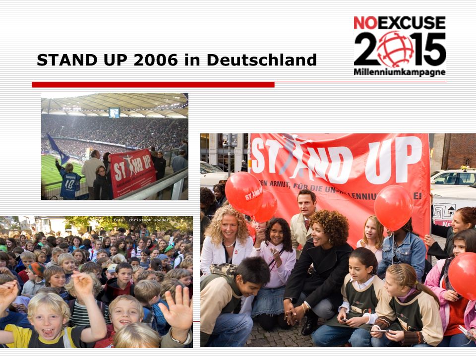STAND UP 2006 in Deutschland