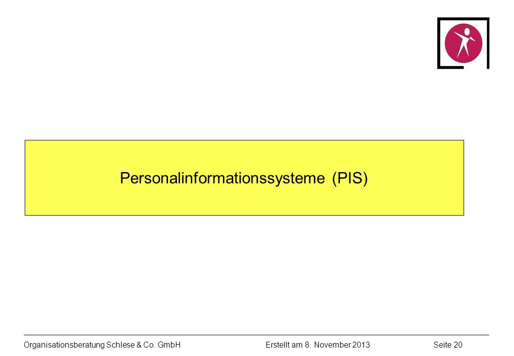 Personalinformationssysteme (PIS)