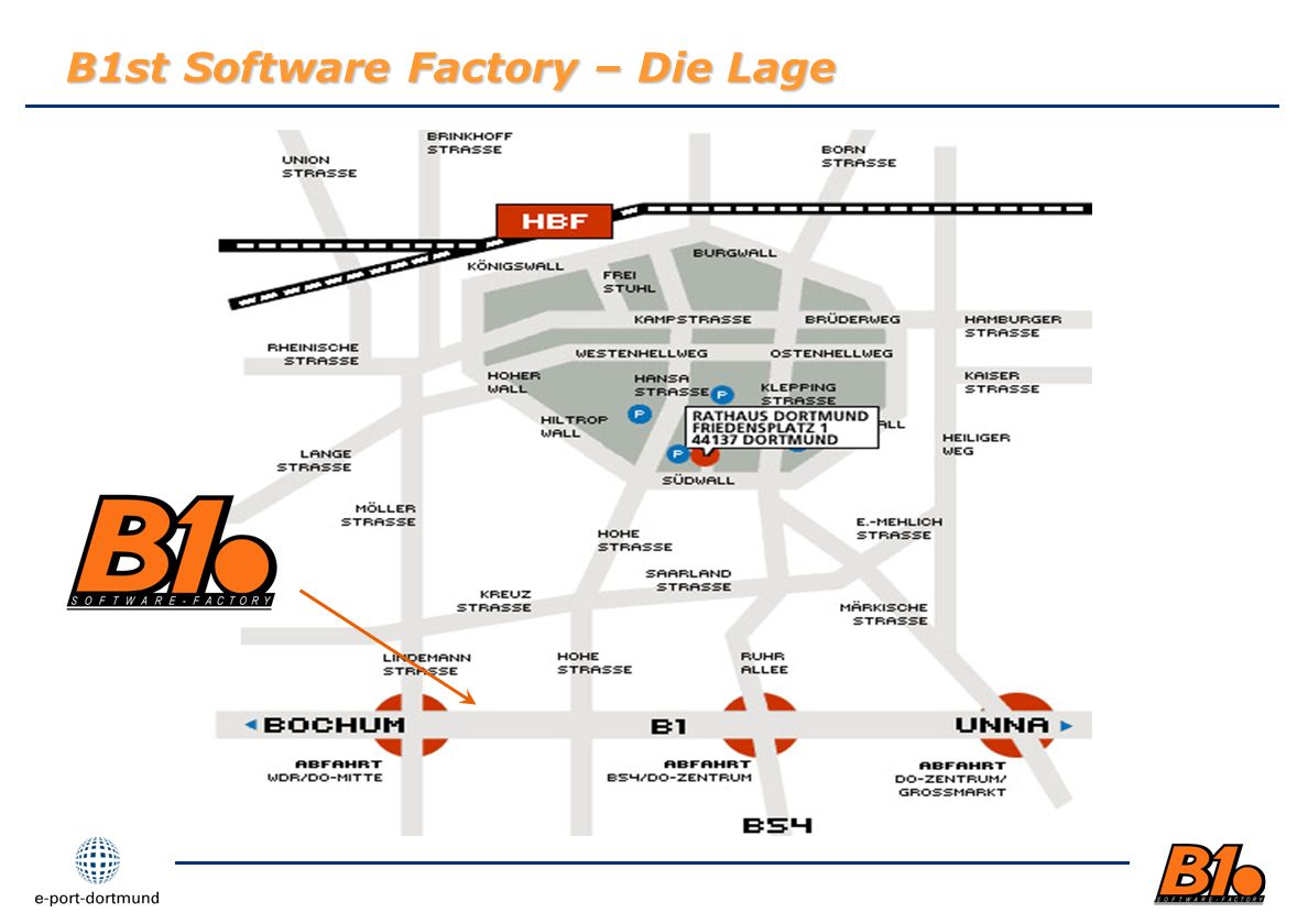 B1st Software Factory – Die Lage