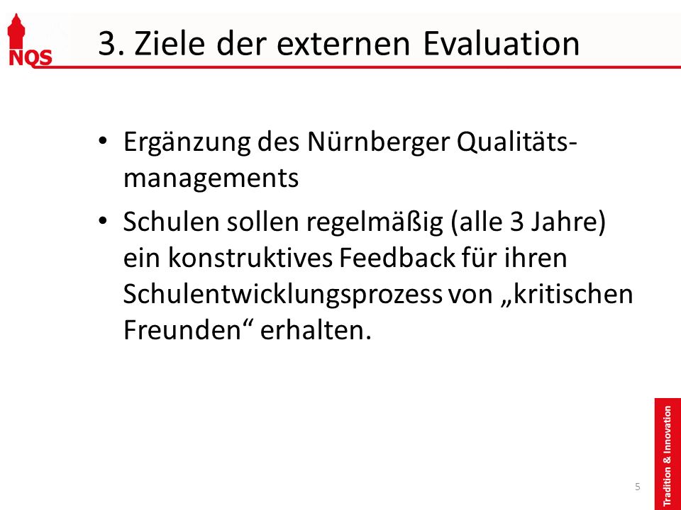 3. Ziele der externen Evaluation