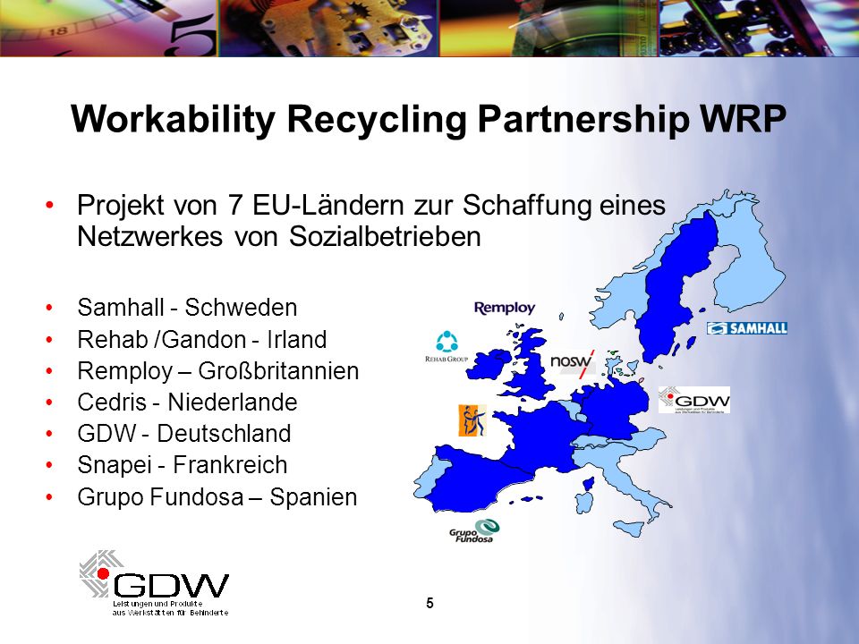 Workability Recycling Partnership WRP
