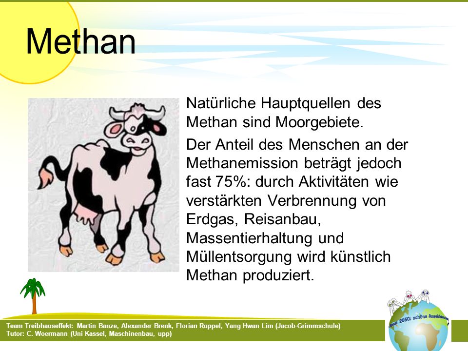 Natürliche Hauptquellen des Methan sind Moorgebiete.