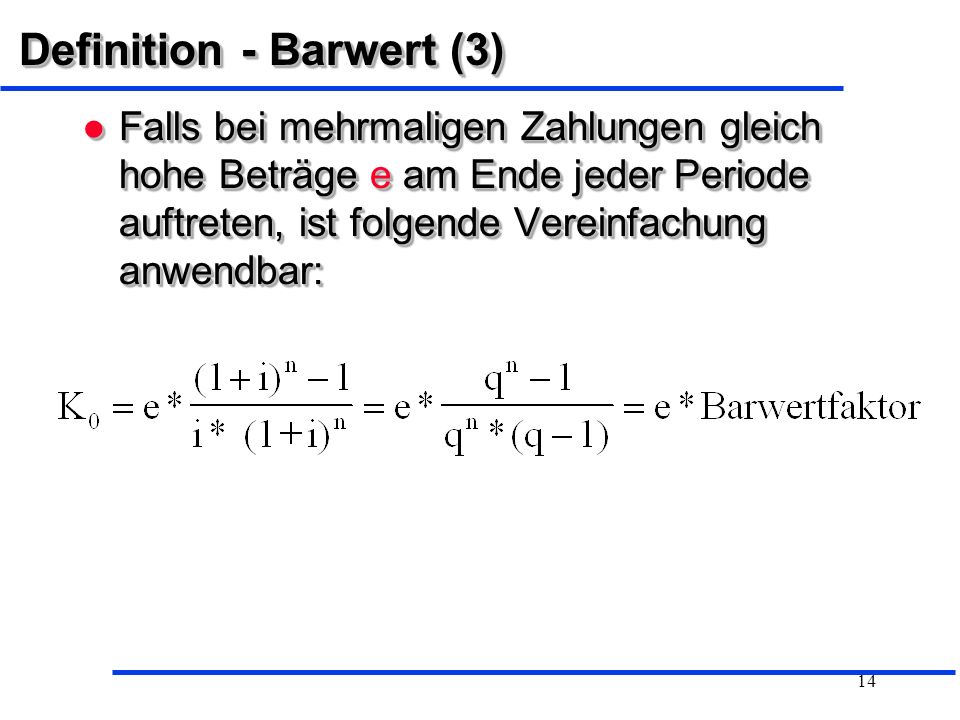 Definition - Barwert (3)